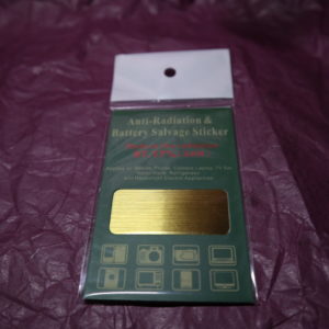 Anti Radiation & Battery Salvage Sticker